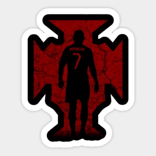 Ronaldo (Portugal Red) Sticker